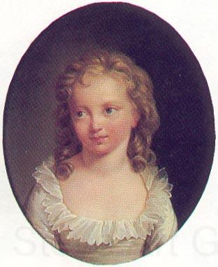 Alexander Kucharsky Portrait of Marie Therese de France Spain oil painting art
